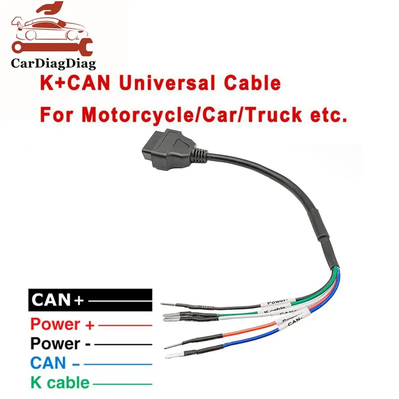 Универсальный K + CAN 16-контактный OBD K Line может линия перемычки тестер разъем диагностический кабель OBD2 кабель для мотоцикла/автомобиля/грузовика 
Универсальный K + CAN 16-контактный OBD K Line может линия перемычки тестер разъем диагностический кабель OBD2 кабель для мотоцикла/автомобиля/грузовика