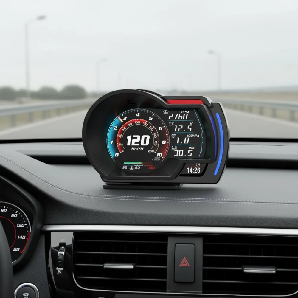 Цифровой проекционный дисплей A520 (HUD) с GPS и OBD, предупреждение о скорости, умный датчик скорости для автомобиля и грузовика
Цифровой проекционный дисплей A520 (HUD) с GPS и OBD, предупреждение о скорости, умный датчик скорости для автомобиля и грузовика