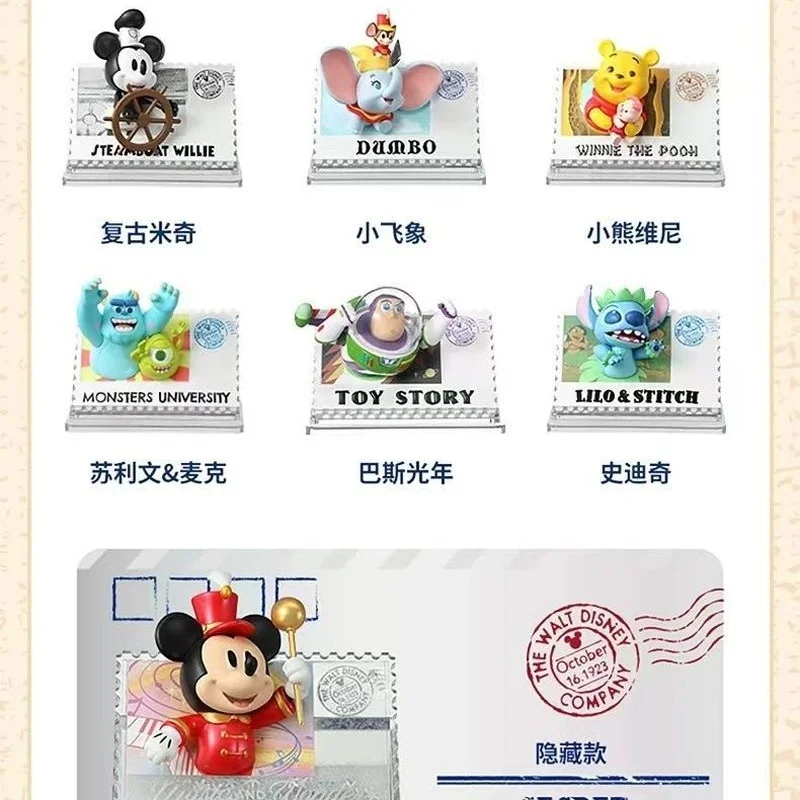 Disney Mystery Box Toys 100th Anniversary Retro Stamp Lovely Mickey Mouse The Pooh Stitch Refrigerator Stickers Statue Gifts
Disney Mystery Box Toys 100th Anniversary Retro Stamp Lovely Mickey Mouse The Pooh Stitch Refrigerator Stickers Statue Gifts