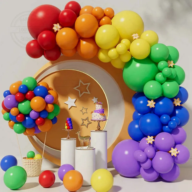Rainbow Colorful Balloon Garland Arch Set Multicolor Latex Balloon Decoration Children's Baby Gift Party Wedding Birthday Props
Rainbow Colorful Balloon Garland Arch Set Multicolor Latex Balloon Decoration Children's Baby Gift Party Wedding Birthday Props