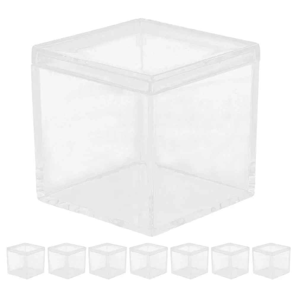 8pcs Acrylic Candy Box Square Clear Containers Gift Boxes Jewelry Case Wrapping 4 5cm Transparent Storage Display
8pcs Acrylic Candy Box Square Clear Containers Gift Boxes Jewelry Case Wrapping 4 5cm Transparent Storage Display