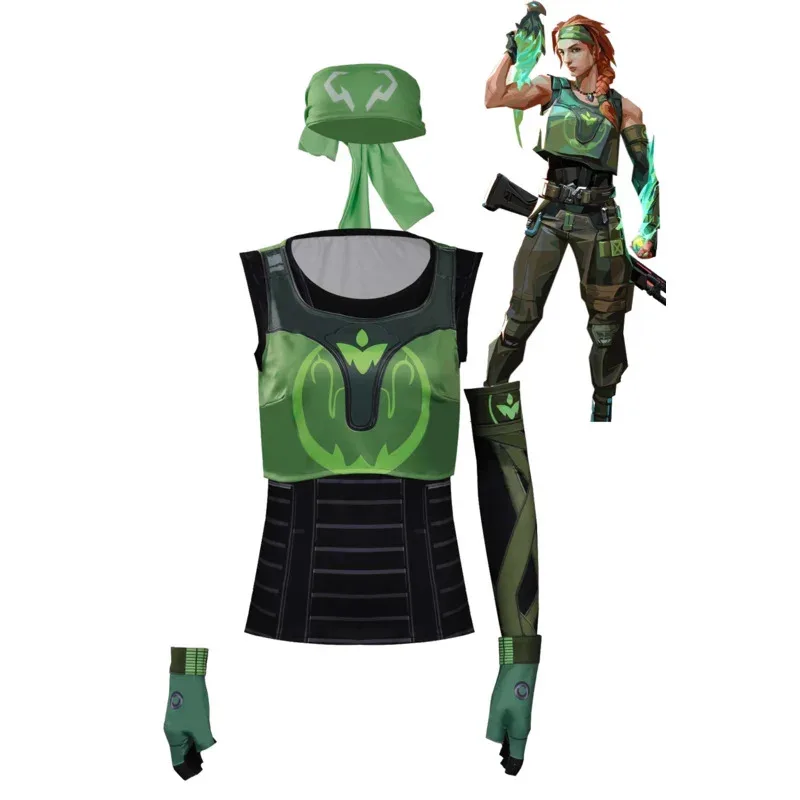 Valorant Cosplay Costume Skye Outfits Women Vest T-Shirt Gloves Halloween Carnival Party Clothes For Ladies Role Play
Valorant Cosplay Costume Skye Outfits Women Vest T-Shirt Gloves Halloween Carnival Party Clothes For Ladies Role Play