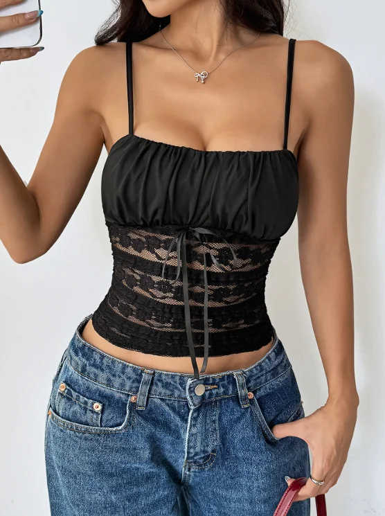 Y2K Tank Tops Woman 2025 Summer New Slim Fit Sexy Hot Girl Lace Camisole Vest Tops for Women Sexy Elegant Camis Vest Tank Top
Y2K Tank Tops Woman 2025 Summer New Slim Fit Sexy Hot Girl Lace Camisole Vest Tops for Women Sexy Elegant Camis Vest Tank Top
