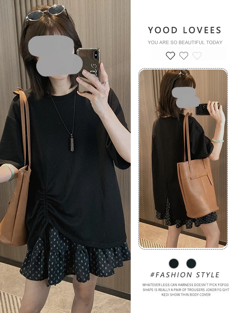 Korean Style Lazy Chic Set Design Sense Fashion Drawstring Thin Loose T-Shirt Slimming Polka Dot Short Skirt Trendy Two-Piece...
Korean Style Lazy Chic Set Design Sense Fashion Drawstring Thin Loose T-Shirt Slimming Polka Dot Short Skirt Trendy Two-Piece...