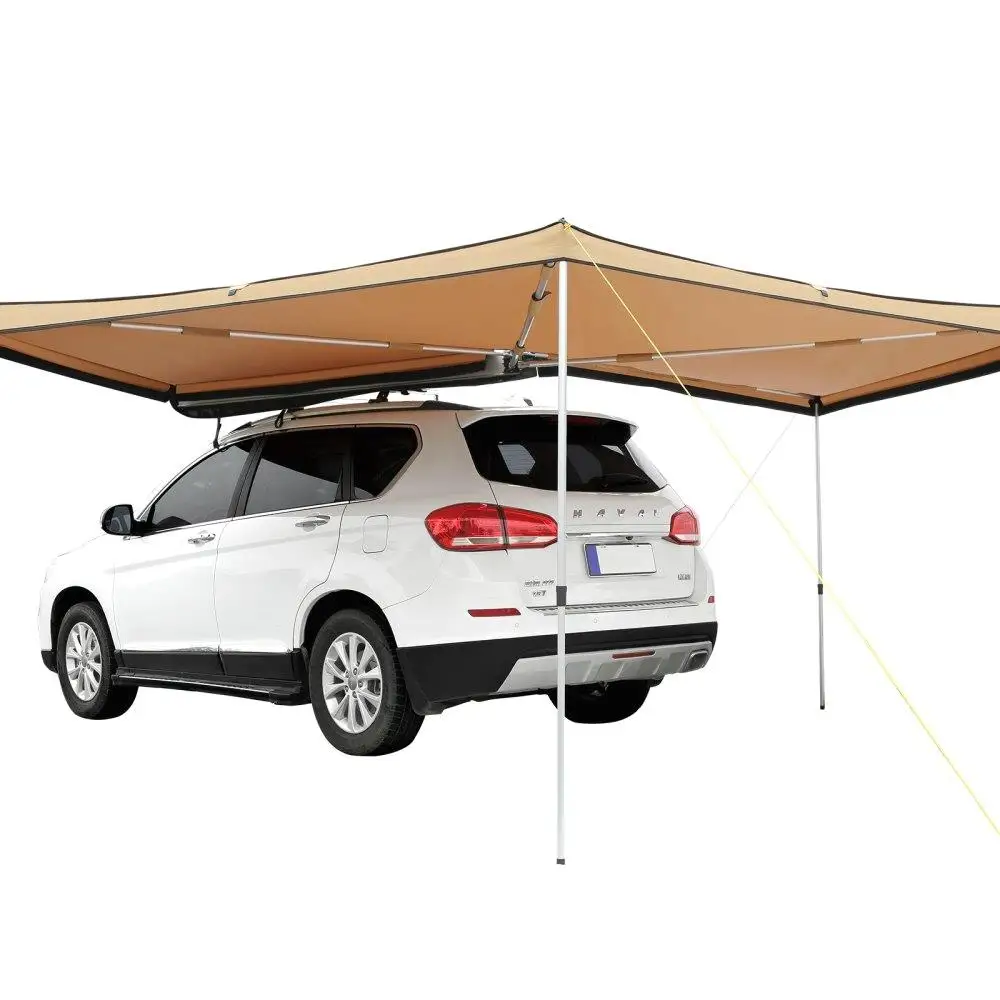 Vehicle Awning 270 Degree 8.2' Retractable PU3000mm UV50+ with Waterproof Storage Bag for truck SUV Van Camper
Vehicle Awning 270 Degree 8.2' Retractable PU3000mm UV50+ with Waterproof Storage Bag for truck SUV Van Camper