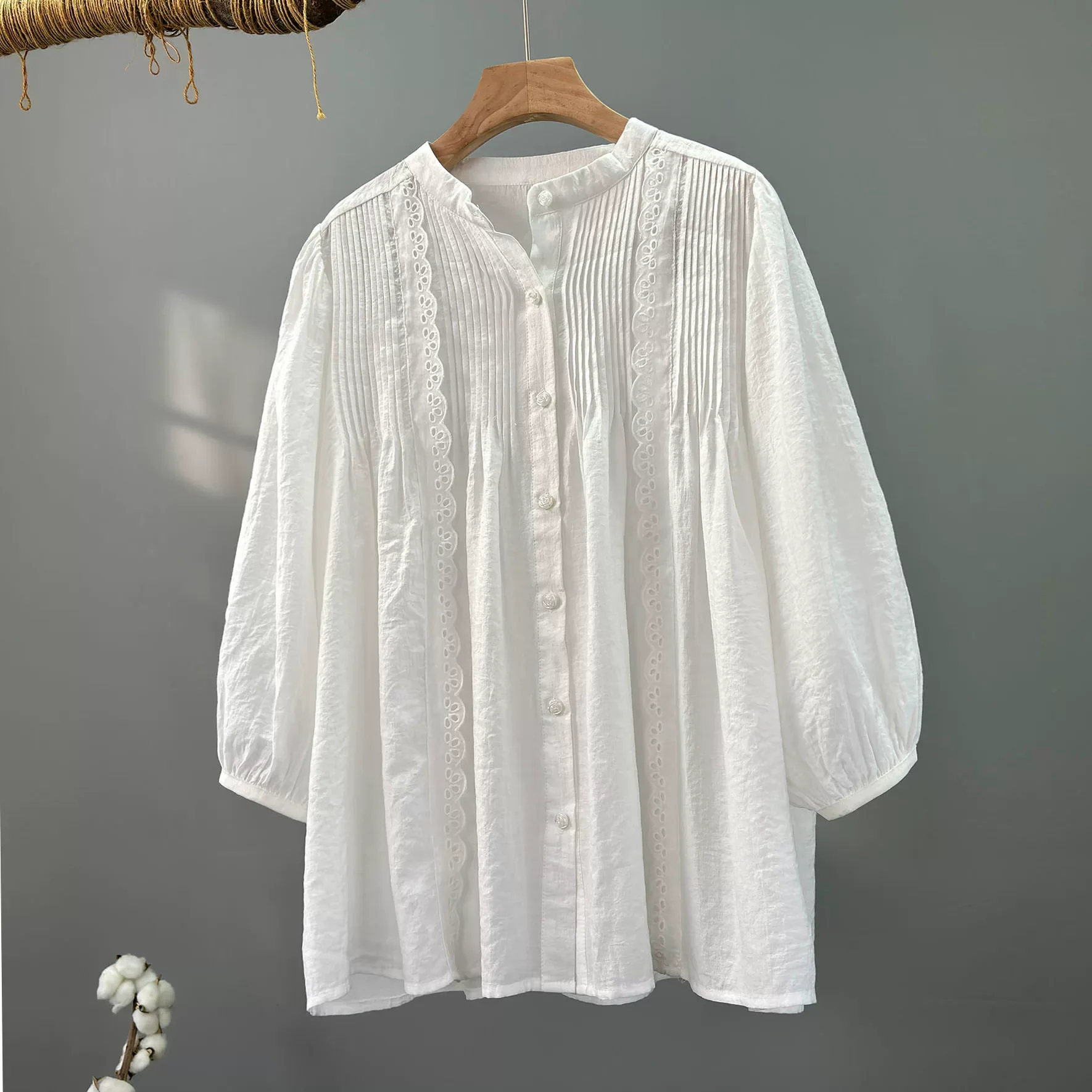 2026 японские стильные 100% хлопок белые плиссированные кружевные лоскутные рубашки и блузки для женщин осенние элегантные рубашки оверсайз в стиле бохо
2026 японские стильные 100% хлопок белые плиссированные кружевные лоскутные рубашки и блузки для женщин осенние элегантные рубашки оверсайз в стиле бохо