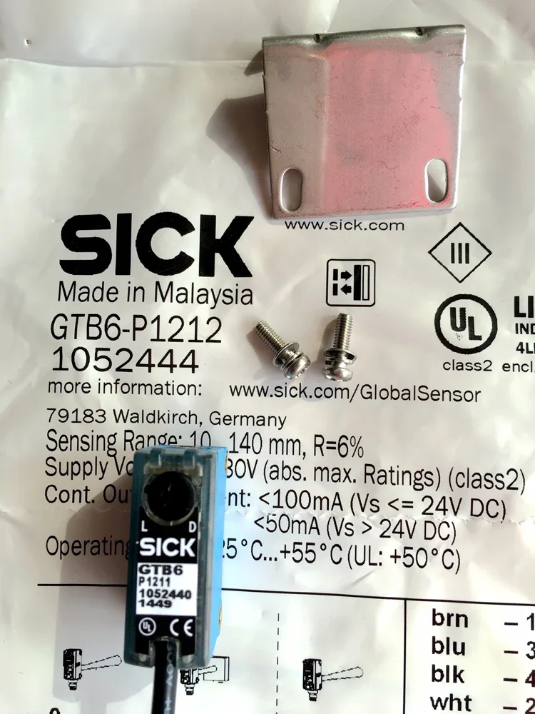 New original SICK GTB6-P1212 NO. 1052444 photoelectric switch
New original SICK GTB6-P1212 NO. 1052444 photoelectric switch