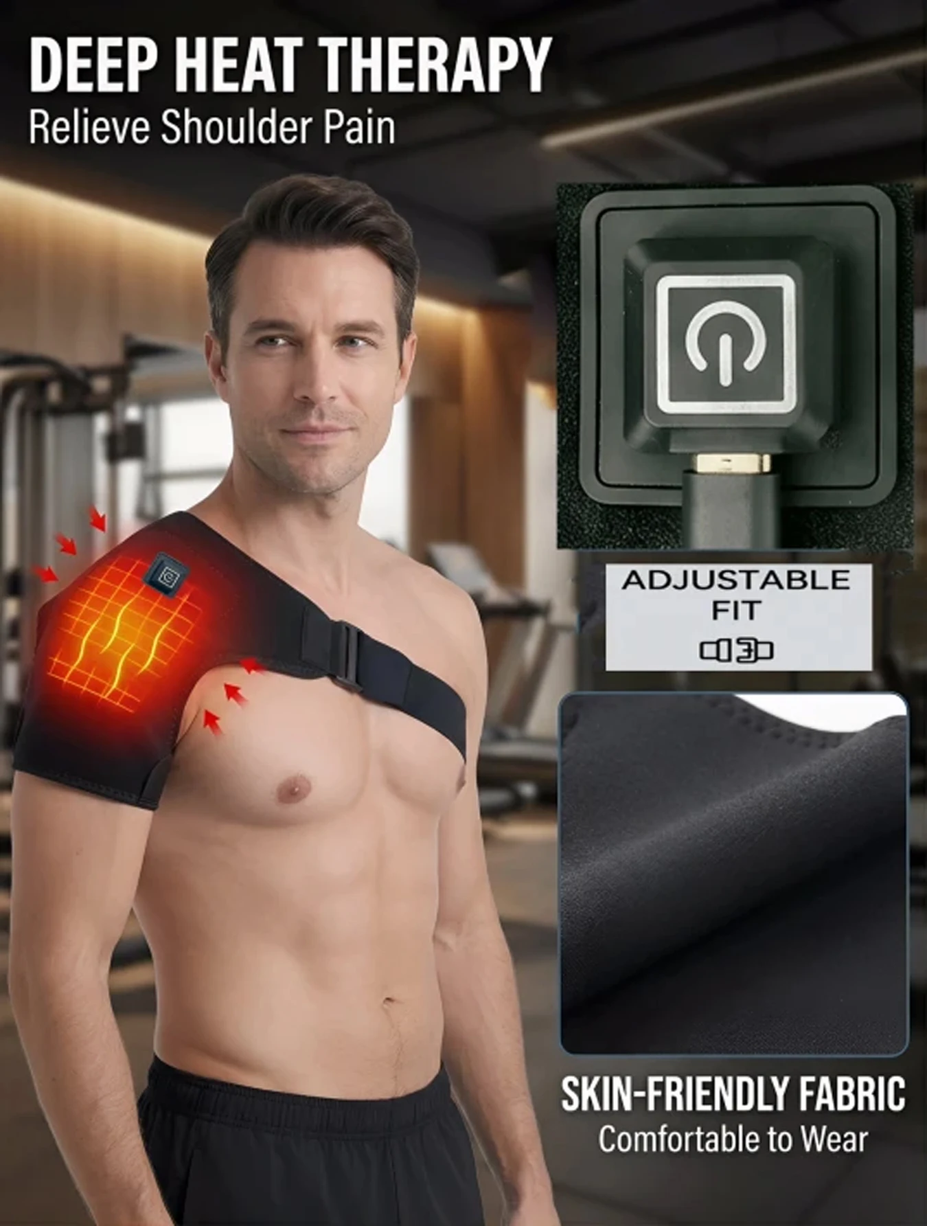 2026 New protection Shoulder Pad 3 Gear Heated Massage Shoulder Support Massage Belt Gifts Health Care Keep Warm Plug-in powered
2026 New protection Shoulder Pad 3 Gear Heated Massage Shoulder Support Massage Belt Gifts Health Care Keep Warm Plug-in powered
