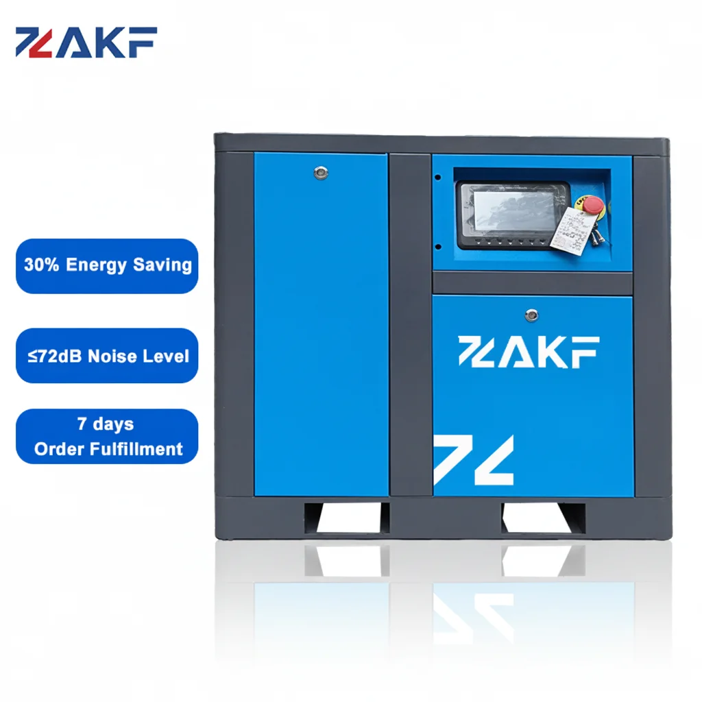 ZAKF Save 30%-40% Energy 5.5kw 7.5kw 380v50hz 8bar 10bar Industrial Compressors Rotary Screw Air Compressor Low Operation Cost
ZAKF Save 30%-40% Energy 5.5kw 7.5kw 380v50hz 8bar 10bar Industrial Compressors Rotary Screw Air Compressor Low Operation Cost