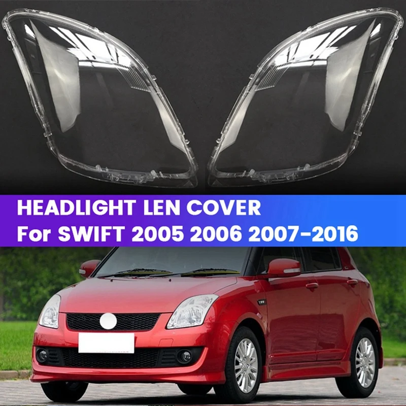 AU04 -1Pair Front Headlight Lens Cover Lampshade Shell For Suzuki Swift 2005-2016 Transparent Lights Glass Replacement Shell
AU04 -1Pair Front Headlight Lens Cover Lampshade Shell For Suzuki Swift 2005-2016 Transparent Lights Glass Replacement Shell