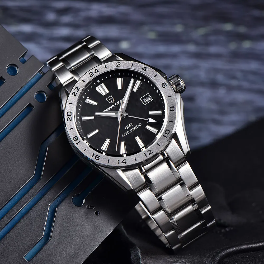 GMT Watch PAGANI DESIGN 1792 Men Watch 100M Waterproof Mechanical Wristwatch Stainless Steel Automatic Watches Relogio Masculino
GMT Watch PAGANI DESIGN 1792 Men Watch 100M Waterproof Mechanical Wristwatch Stainless Steel Automatic Watches Relogio Masculino
