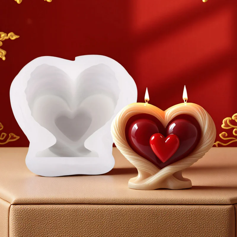 4pcs New Wedding Candle Mold Silicone - DIY Heart Shaped Scented Candles for Valentine‘s Day, Romantic Decor & Anniversary Gif
4pcs New Wedding Candle Mold Silicone - DIY Heart Shaped Scented Candles for Valentine‘s Day, Romantic Decor & Anniversary Gif