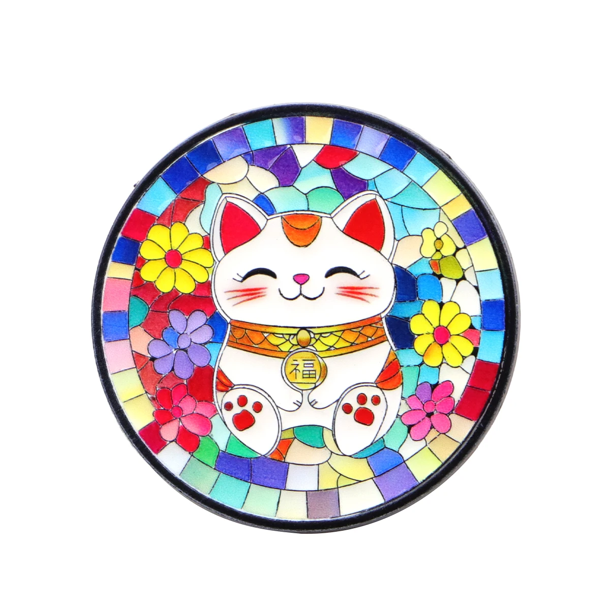 "Kitten Nuggets" Cat Enamel Pins Floral Cat Lapel Brooch Badge on Backpack Costume Accessories Fashion Jewelry Gift
"Kitten Nuggets" Cat Enamel Pins Floral Cat Lapel Brooch Badge on Backpack Costume Accessories Fashion Jewelry Gift