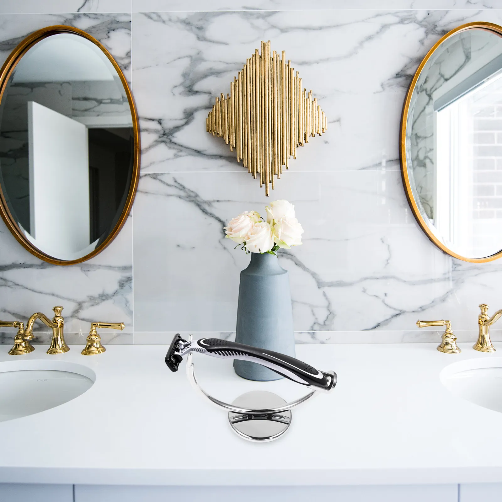 Подставка-органайзер для одной бритвы, 1 шт., для хранения, подарок для мужчин, аксессуар для ванной комнаты
Подставка-органайзер для одной бритвы, 1 шт., для хранения, подарок для мужчин, аксессуар для ванной комнаты