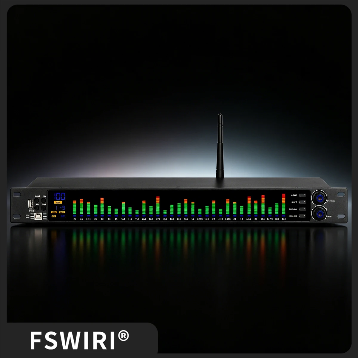 FSWIRI 31-Band Digital Equalizer Stage Tuner Professional Stage Performance graphics equalizer audio MP3 BT USB
FSWIRI 31-Band Digital Equalizer Stage Tuner Professional Stage Performance graphics equalizer audio MP3 BT USB