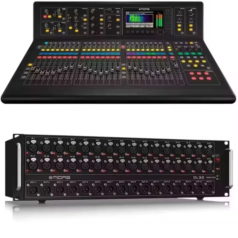 SPECIAL CLEARANCE SALES OFFER: Midas M32R Live Digital Mixer + DL32 Stage Box + 150' Cat5 Network Cable Spool
SPECIAL CLEARANCE SALES OFFER: Midas M32R Live Digital Mixer + DL32 Stage Box + 150' Cat5 Network Cable Spool