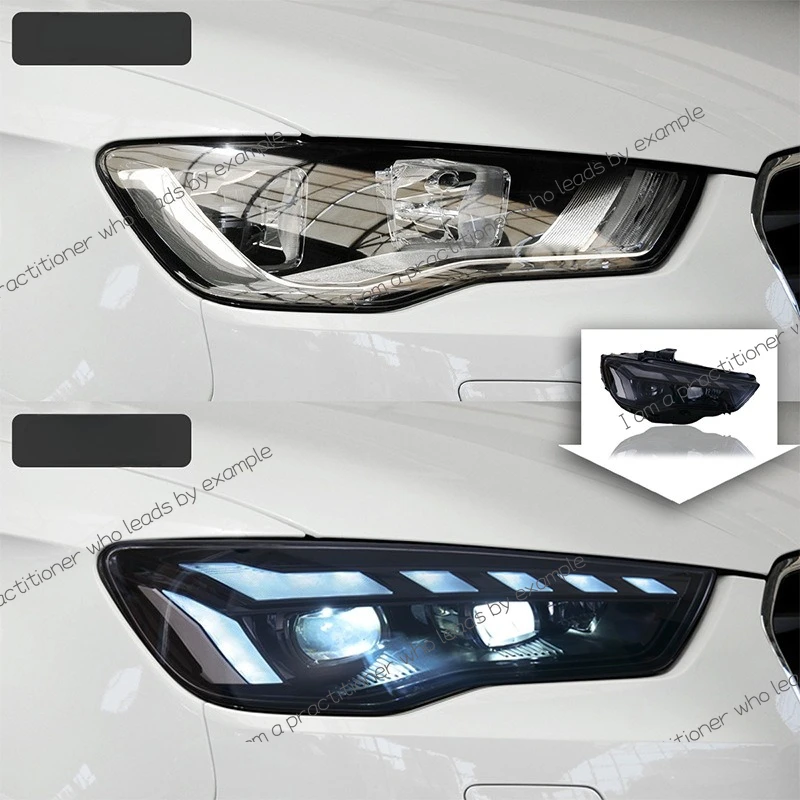 Suitable for Audi A3 headlight assembly 14-16 LED headlights Horse racing daytime running lights streamer steering
Suitable for Audi A3 headlight assembly 14-16 LED headlights Horse racing daytime running lights streamer steering