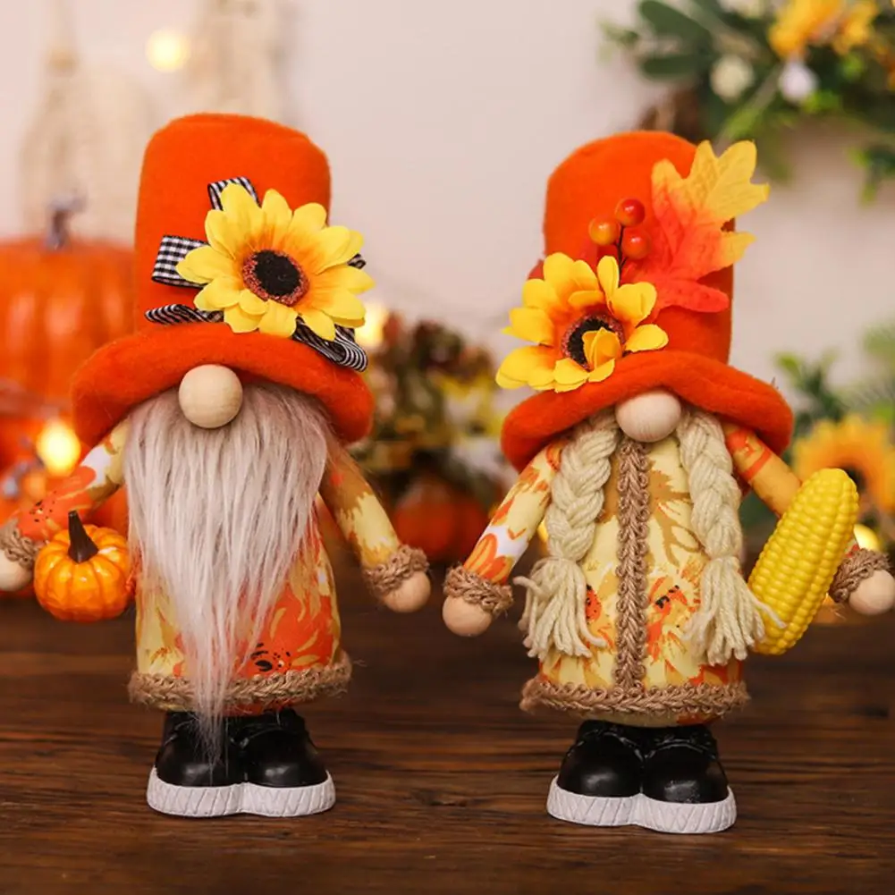 Gnome Table Decoration Maple Leaf Holiday Decor Colorful Faceless Dwarf Dolls Harvest Season Decorations for Home Farmhouse
Gnome Table Decoration Maple Leaf Holiday Decor Colorful Faceless Dwarf Dolls Harvest Season Decorations for Home Farmhouse