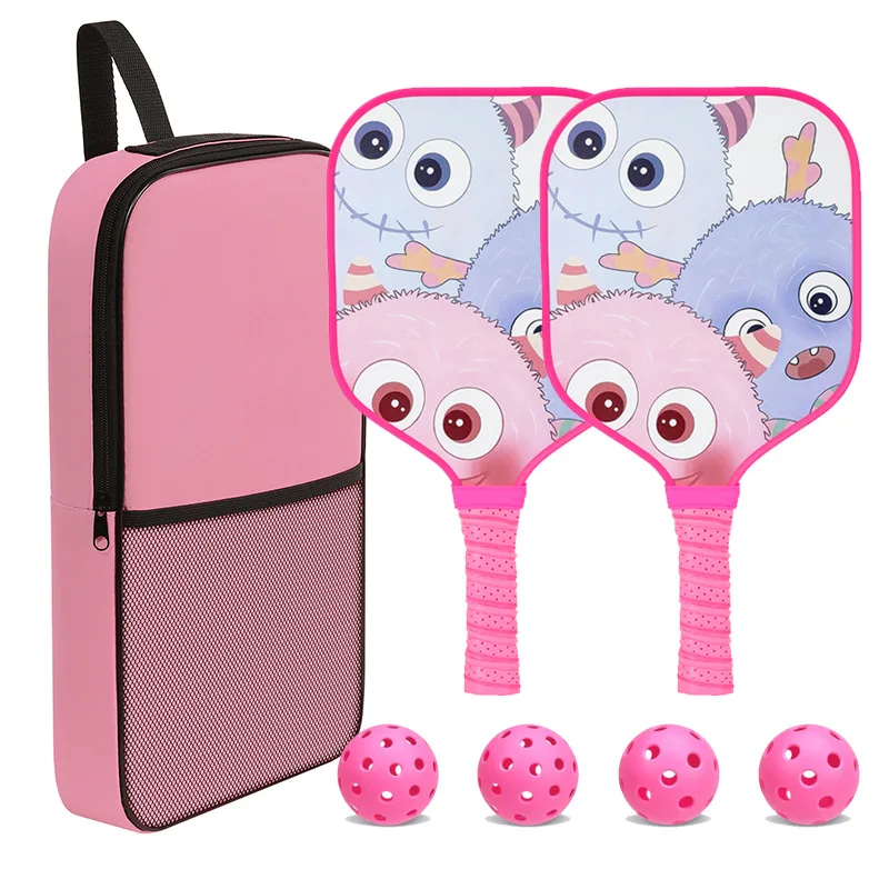 Zoco Pink Bag Pickleball Paddle Set Kids Girls Cartoon Print Grade Pickleball Racket Board Training Set for Beginners Children
Zoco Pink Bag Pickleball Paddle Set Kids Girls Cartoon Print Grade Pickleball Racket Board Training Set for Beginners Children
