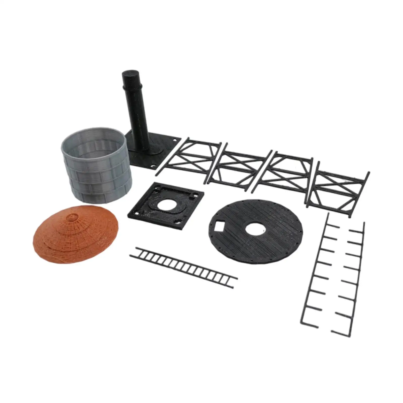 HO Scale Model Water Tower Scene Decoration Easy to Assemble Simulation 1/87 Mini Water Tank HO Scale Model Railroad Building
HO Scale Model Water Tower Scene Decoration Easy to Assemble Simulation 1/87 Mini Water Tank HO Scale Model Railroad Building