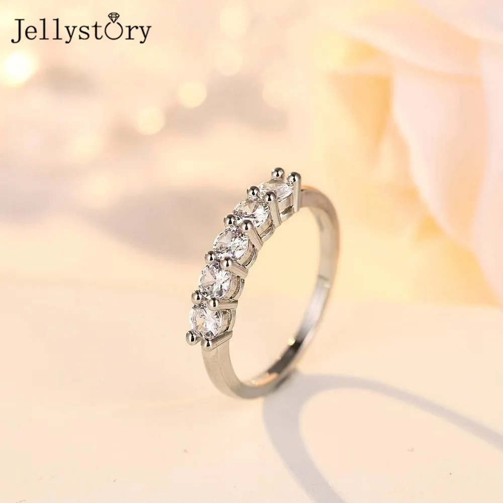 JellyStory Single Row Tail Ring Birthday Personality Jewelry S925 Silver Moissanite Row Design Light Luxury Gift for Women
JellyStory Single Row Tail Ring Birthday Personality Jewelry S925 Silver Moissanite Row Design Light Luxury Gift for Women