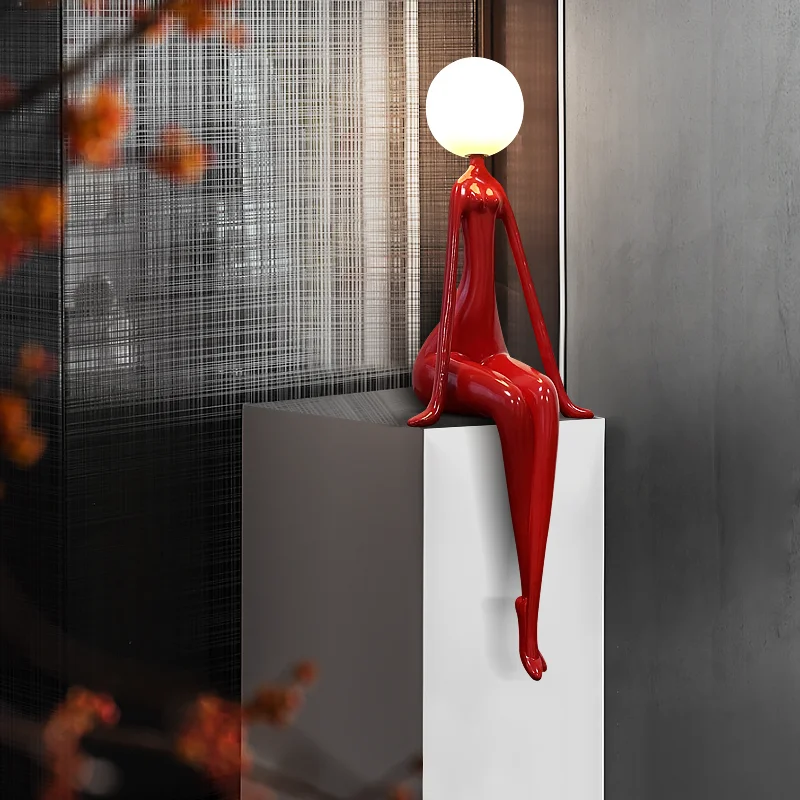 Sitting girl sculpture resin desk lamp living room creative decoration floor lamp hotel sales office abstract statue desk lamp
Sitting girl sculpture resin desk lamp living room creative decoration floor lamp hotel sales office abstract statue desk lamp