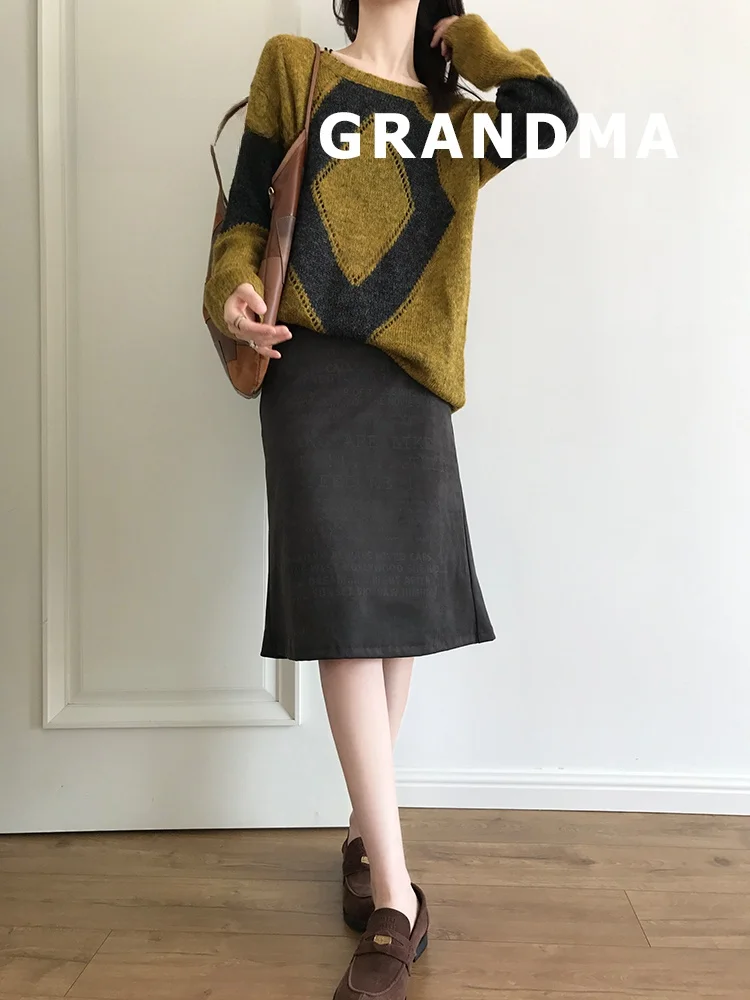 Matte Texture Low Waist Design k Printed Letter Faux Suede f Skirt mat Sle Cotton Ci Commuting A-Line Skirt
Matte Texture Low Waist Design k Printed Letter Faux Suede f Skirt mat Sle Cotton Ci Commuting A-Line Skirt