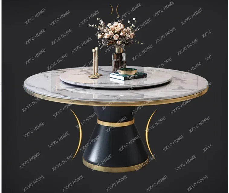 Luxury Dining Table 8 Chairs, Dining Rooms 8 Modern Chairs,Table and Chair Combination Round Table with Turntable
Luxury Dining Table 8 Chairs, Dining Rooms 8 Modern Chairs,Table and Chair Combination Round Table with Turntable