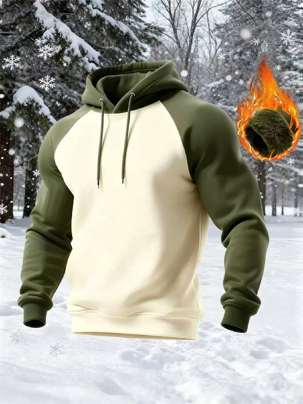 New winter and autumn men's fashionable warm long-sleeved hooded top, comfortable and casual thick pullover shirt
New winter and autumn men's fashionable warm long-sleeved hooded top, comfortable and casual thick pullover shirt