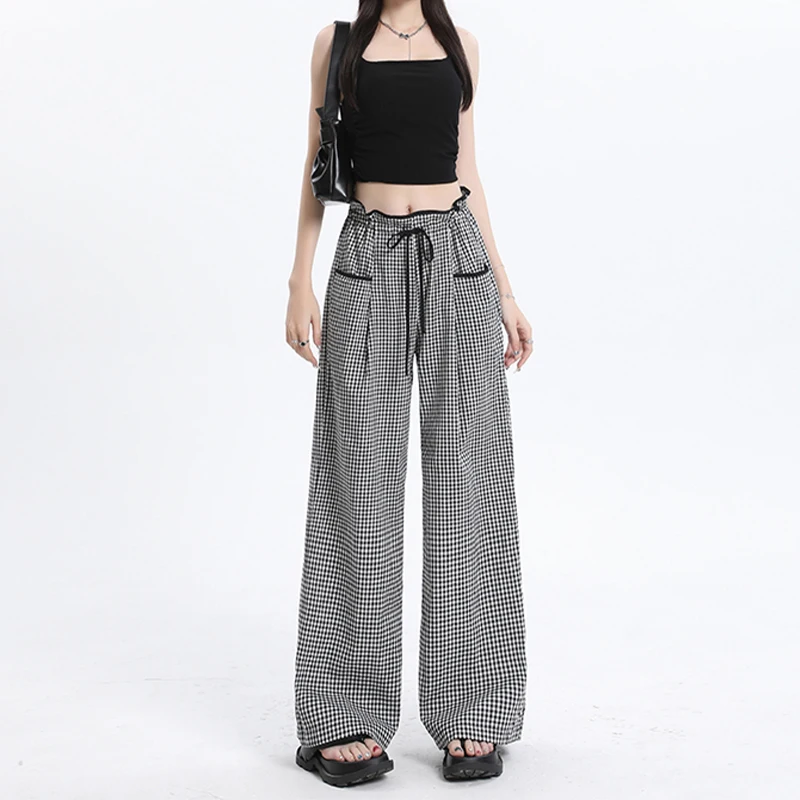 Women's Plaid Pants Baggy Streetwear Aesthetic Sweatpants Harajuku Japanese 2000s Style Y2k Emo Pants Vintage Trousers Clothes
Women's Plaid Pants Baggy Streetwear Aesthetic Sweatpants Harajuku Japanese 2000s Style Y2k Emo Pants Vintage Trousers Clothes