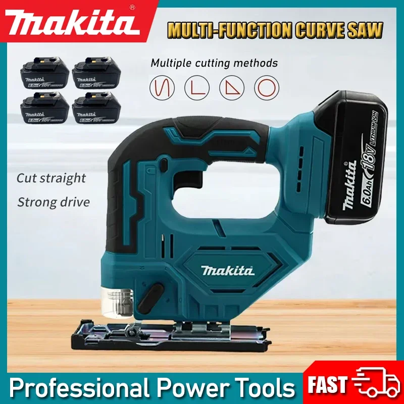 Makita DJV182Z Cordless 18V Lithium Battery Rechargeable Electric Jig Saw Curve Saw Woodworking Cutting Multifunction Saw
Makita DJV182Z Cordless 18V Lithium Battery Rechargeable Electric Jig Saw Curve Saw Woodworking Cutting Multifunction Saw