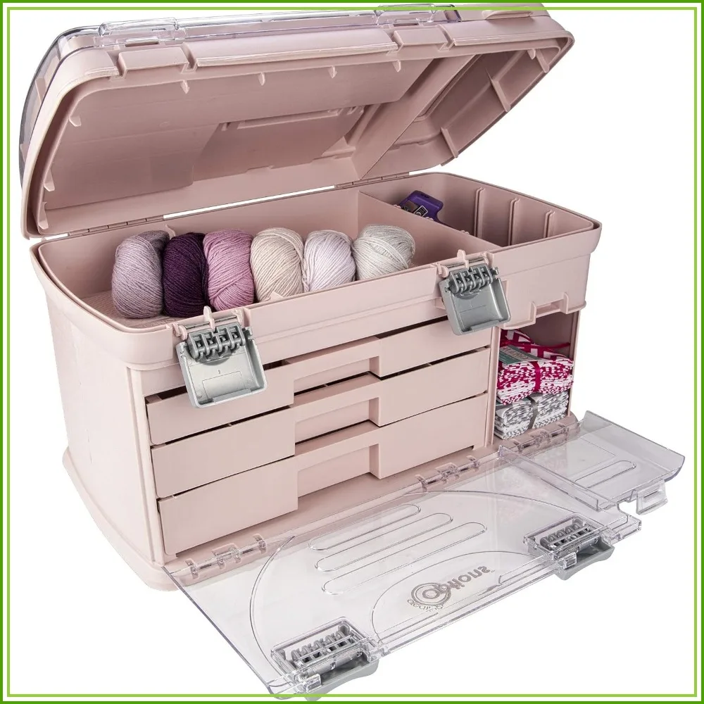 Large 3-Drawer Organization System with 2 Small Utility Stows - Battery, Jewelry, Craft, Sewing, Paint, Collectibles Storage
Large 3-Drawer Organization System with 2 Small Utility Stows - Battery, Jewelry, Craft, Sewing, Paint, Collectibles Storage