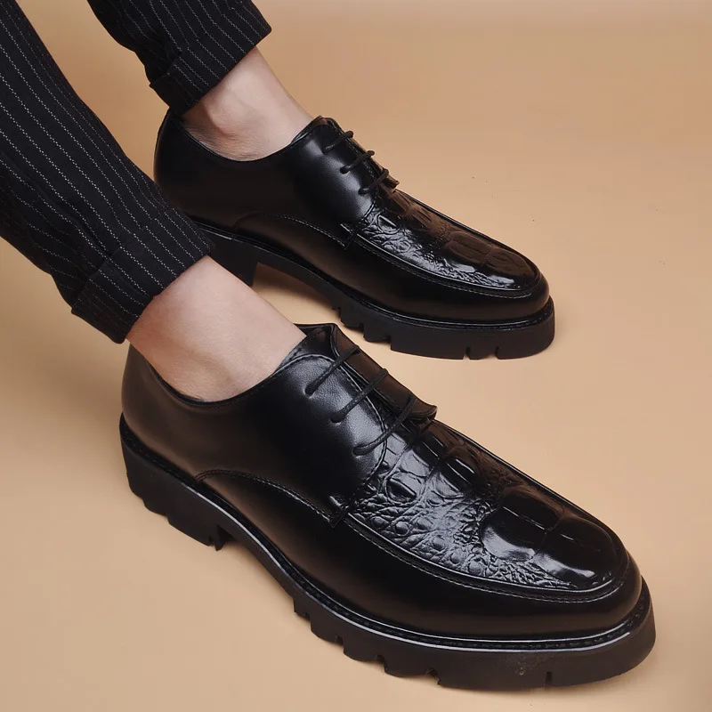 men fashion wedding party original leather shoes lace-up platform oxfords shoe black trendy designer sneakers gentleman footwear
men fashion wedding party original leather shoes lace-up platform oxfords shoe black trendy designer sneakers gentleman footwear