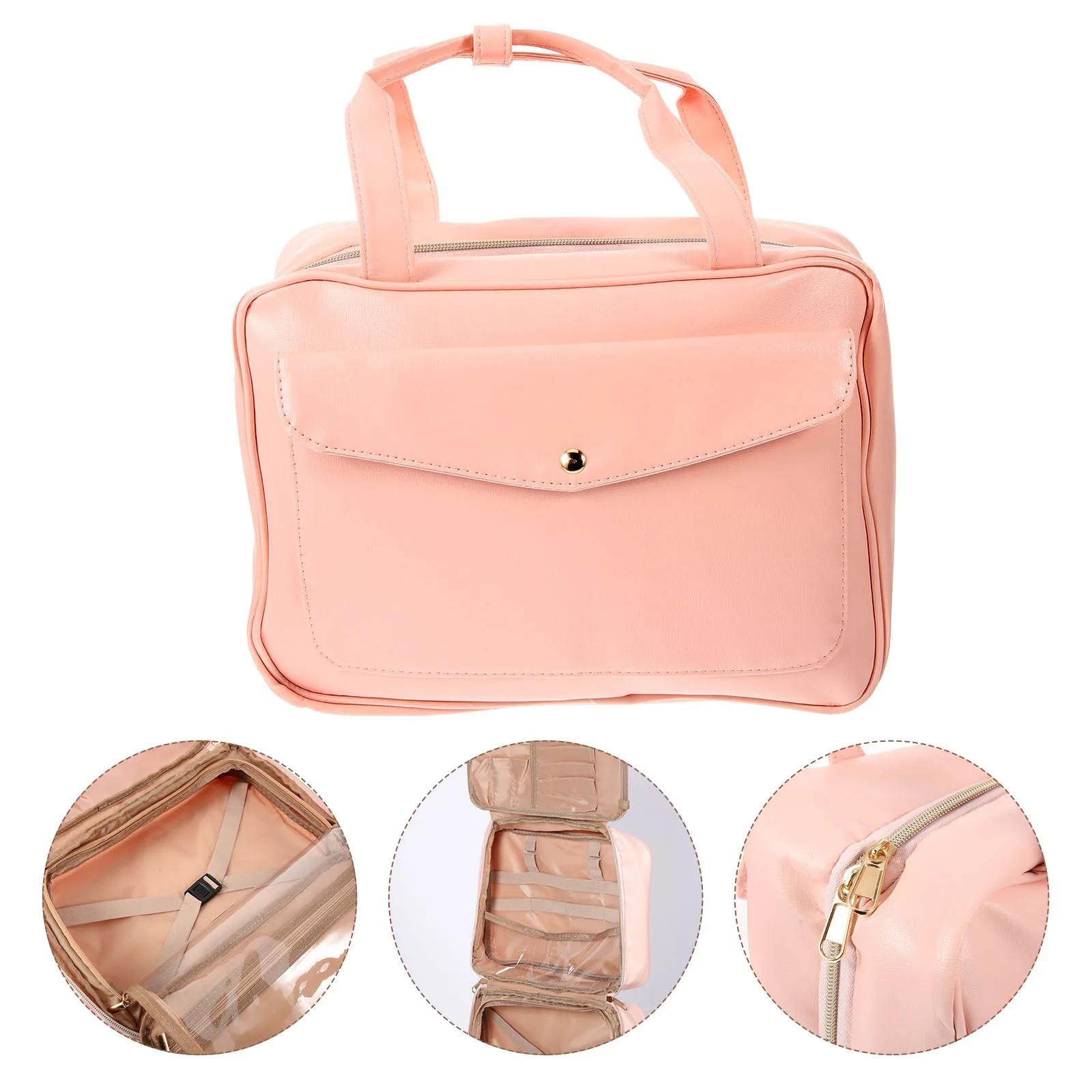 Hanging Toiletry Bag Waterproof PU Travel Organizer Large Capacity Multifunctional Hanging Makeup Bag for Women
Hanging Toiletry Bag Waterproof PU Travel Organizer Large Capacity Multifunctional Hanging Makeup Bag for Women