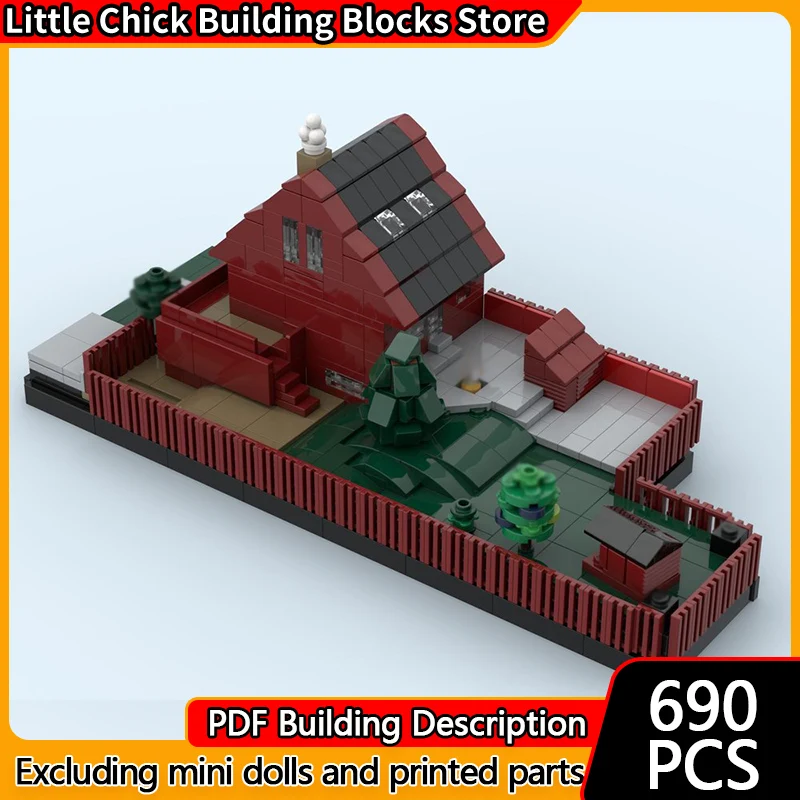 Модель City Street View MOC, строительные кирпичи, норвежский городской дом, модульная технология, детские праздничные подарки, сборные игрушки, костюм
Модель City Street View MOC, строительные кирпичи, норвежский городской дом, модульная технология, детские праздничные подарки, сборные игрушки, костюм