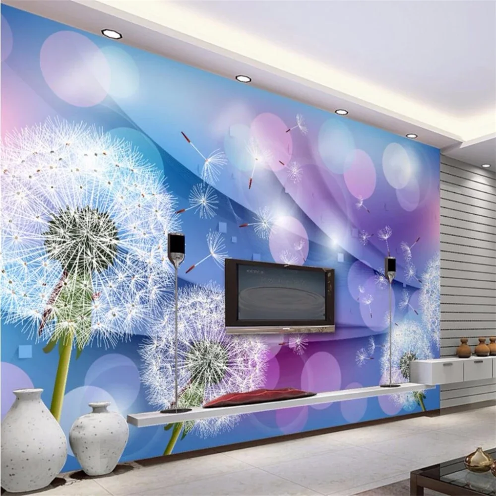 custom Flower dandelion reflection Landscape wall paper Painting Living Room Background Canvas wallpaper for walls Wall stickers
custom Flower dandelion reflection Landscape wall paper Painting Living Room Background Canvas wallpaper for walls Wall stickers