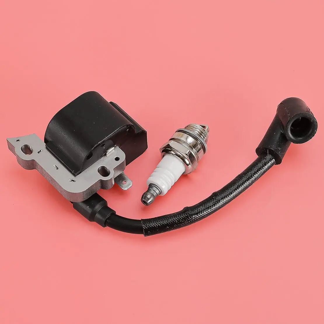 Ignition Coil Module Spark Plug Kit 41401308A 41401306A 4140 1303A Fit for Stihl FS38 FS55 FC55 FS45 FS46 HS45 HL45 HS45 KM55 
Ignition Coil Module Spark Plug Kit 41401308A 41401306A 4140 1303A Fit for Stihl FS38 FS55 FC55 FS45 FS46 HS45 HL45 HS45 KM55