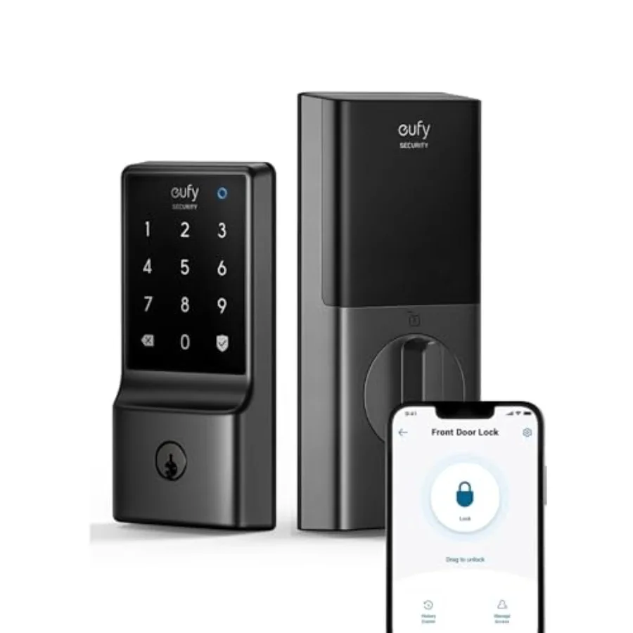 Security Smart Lock C210 Keyless Entry Door Lock Built-in WiFi Deadbolt Smart Door Lock No Bridge Required Easy Installati
Security Smart Lock C210 Keyless Entry Door Lock Built-in WiFi Deadbolt Smart Door Lock No Bridge Required Easy Installati