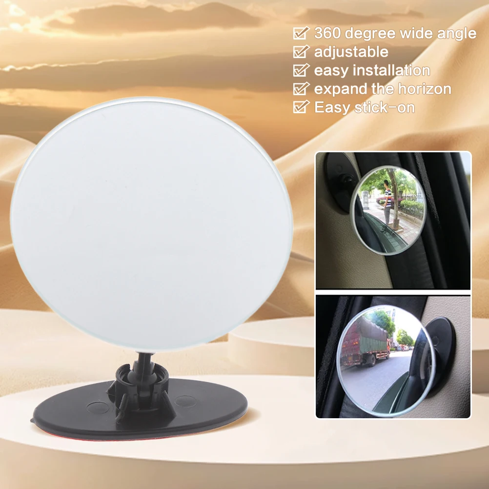 360° Wide Angle Round Convex Mirror, Car Side Blind Spot Rear View Mirror for Enhanced Driving Safety
360° Wide Angle Round Convex Mirror, Car Side Blind Spot Rear View Mirror for Enhanced Driving Safety