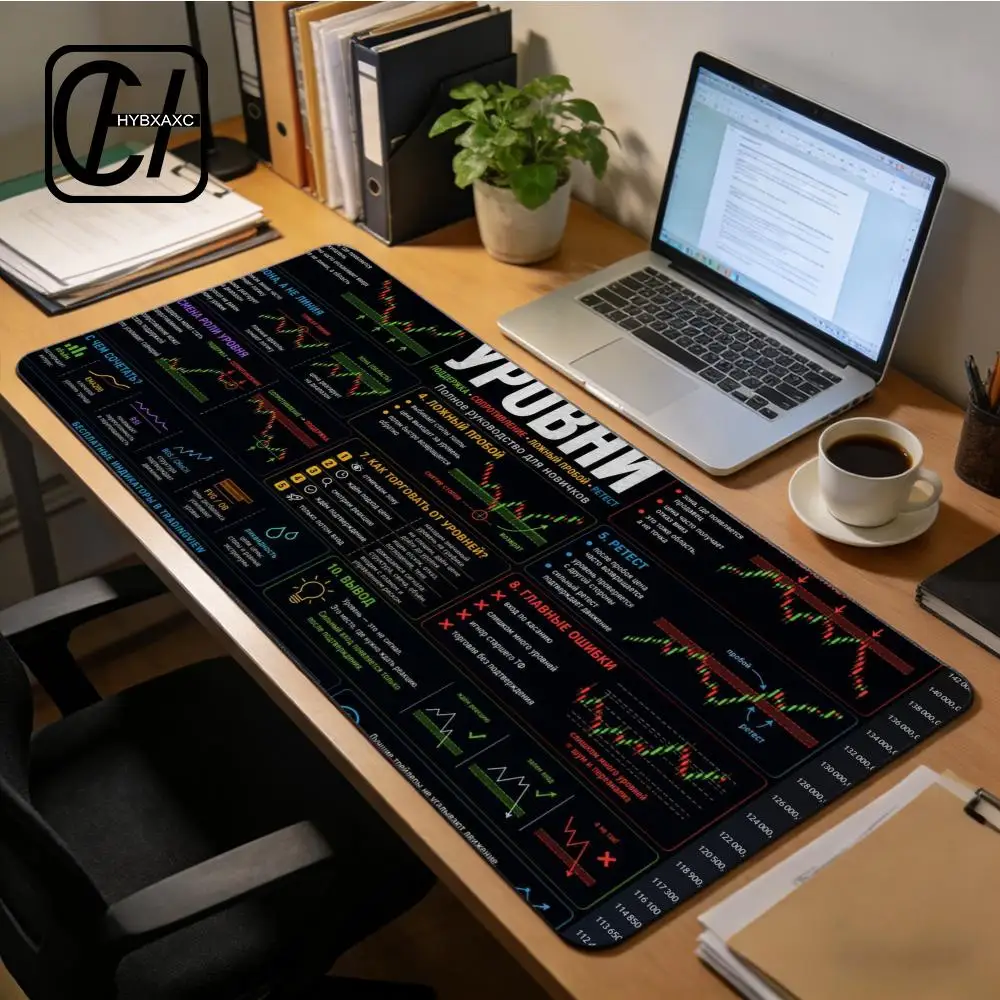 Stock market chart pattern Forex mouse pad Locking Edge Table Keyboard Non-Slip Mausepad Computer Accessories Desk Mat 900X400
Stock market chart pattern Forex mouse pad Locking Edge Table Keyboard Non-Slip Mausepad Computer Accessories Desk Mat 900X400