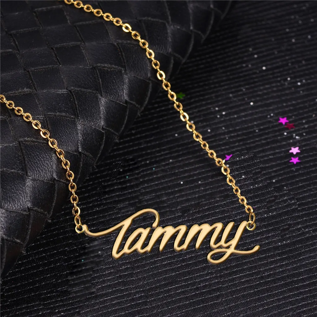Personalized Tammy Name Necklace for Women Nameplate Stainless Steel Gold-plated Jewelry Birthday Anniversary Gift
Personalized Tammy Name Necklace for Women Nameplate Stainless Steel Gold-plated Jewelry Birthday Anniversary Gift