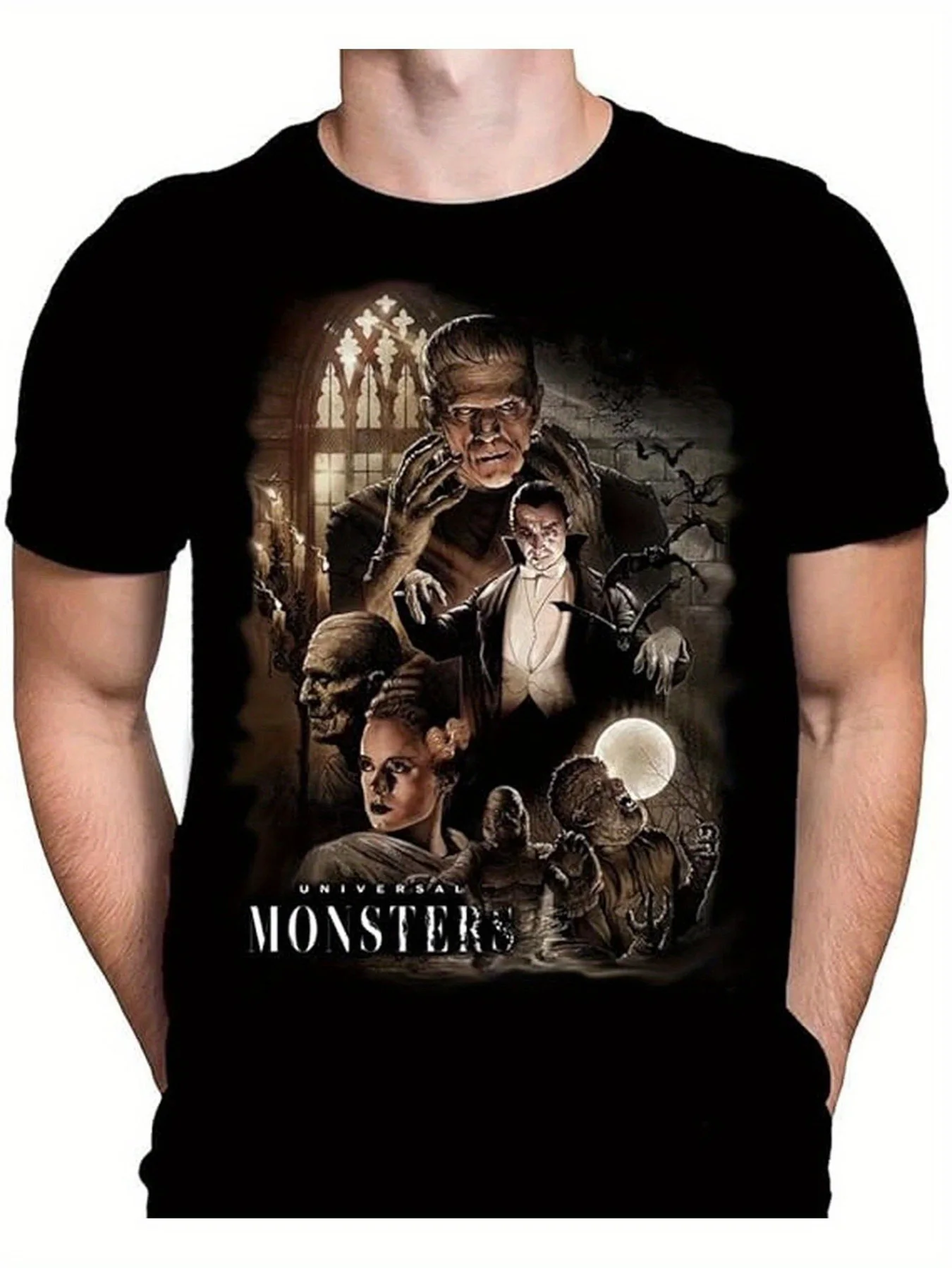 Мужская хлопковая футболка. Повседневный топ с круглым вырезом и забавным принтом на тему Хэллоуина и Дня мертвых, подходит для всех сезонов, с короткими рукавами.
Мужская хлопковая футболка. Повседневный топ с круглым вырезом и забавным принтом на тему Хэллоуина и Дня мертвых, подходит для всех сезонов, с короткими рукавами.