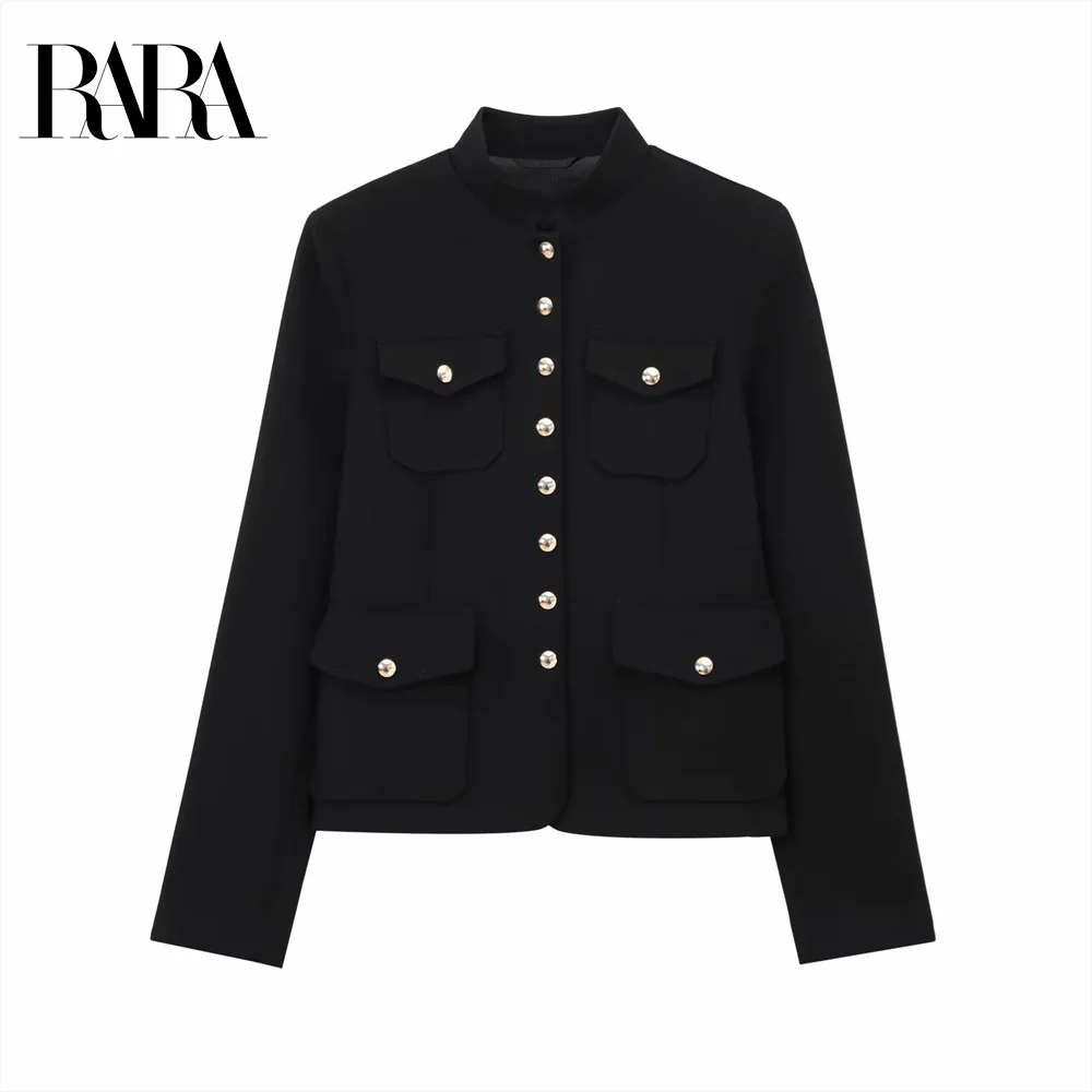 2025 RARA Spring Round Neck Metal Button Multi-Pocket Design Temperament Versatile Short Jacket Women's Clothing
2025 RARA Spring Round Neck Metal Button Multi-Pocket Design Temperament Versatile Short Jacket Women's Clothing