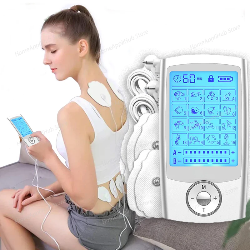 TuhopElectric EMS Muscle Stimulator 16-ModeTens Acupuncture Face BodyMassagerDigital Therapy HeraldMassage ToolElectrostimulator
TuhopElectric EMS Muscle Stimulator 16-ModeTens Acupuncture Face BodyMassagerDigital Therapy HeraldMassage ToolElectrostimulator