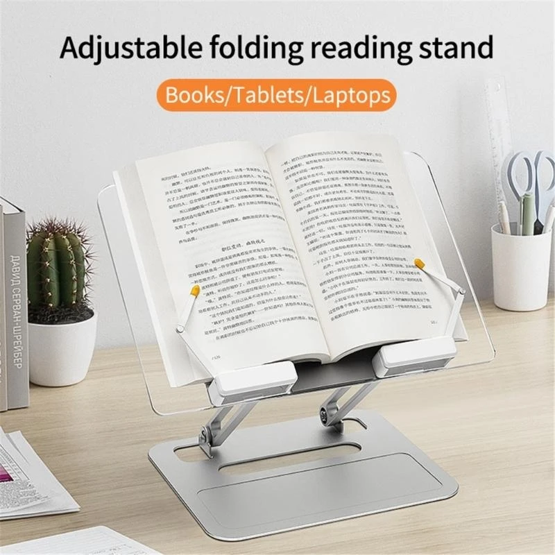 Rotating Acrylic Tablets Stand Foldable Design For Books Cooking Recipes Two Axises Adjustment Lightweight Frame F19E
Rotating Acrylic Tablets Stand Foldable Design For Books Cooking Recipes Two Axises Adjustment Lightweight Frame F19E