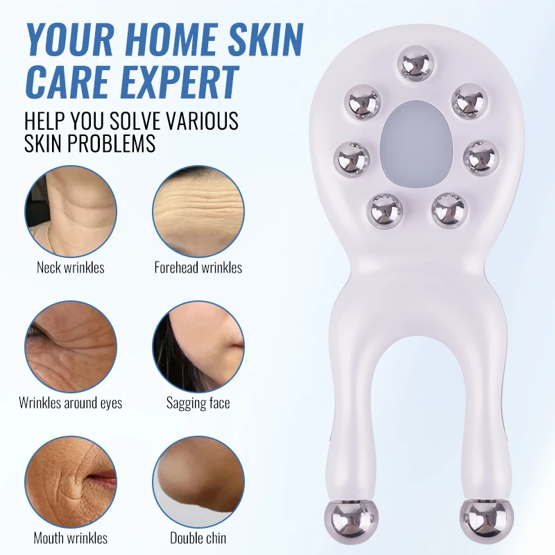 Best-selling V-face lift Rotating massage roller design 304 stainless steel material Slim face and neck Improve sagging skincare
Best-selling V-face lift Rotating massage roller design 304 stainless steel material Slim face and neck Improve sagging skincare