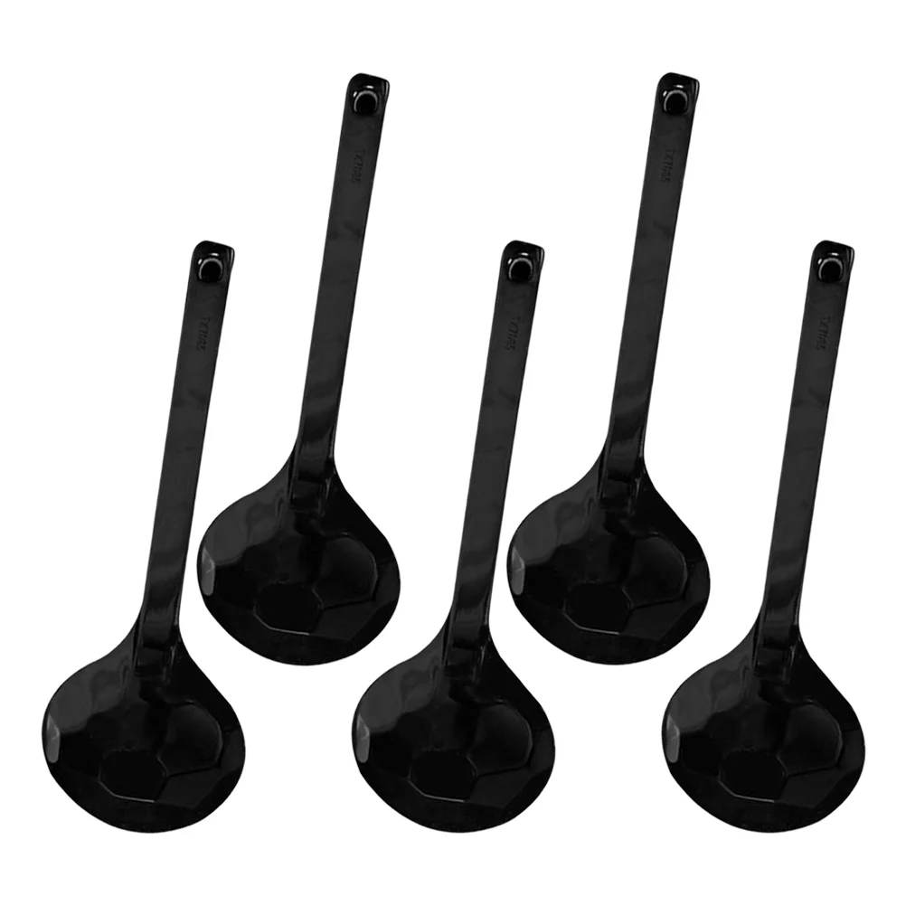 5 Pcs Coffee Hot Pot Seasoning Spoon Japanese Style Spoons Buffet Soup for Eating Restaurant Tableware Black Long
5 Pcs Coffee Hot Pot Seasoning Spoon Japanese Style Spoons Buffet Soup for Eating Restaurant Tableware Black Long