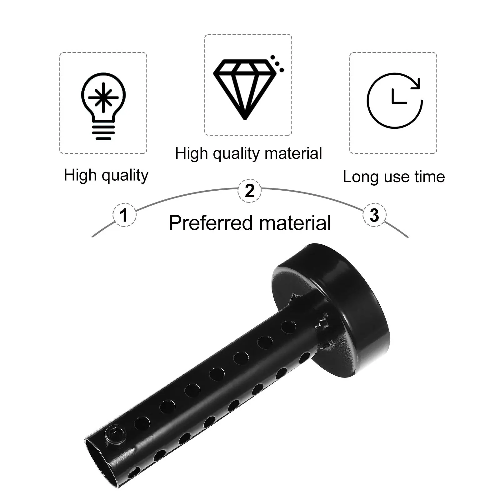 60mm Motorcycle Modified Exhaust Pipe Removable Black Motorbike Muffler Universal Motorcycle Exhaust Accessory
60mm Motorcycle Modified Exhaust Pipe Removable Black Motorbike Muffler Universal Motorcycle Exhaust Accessory