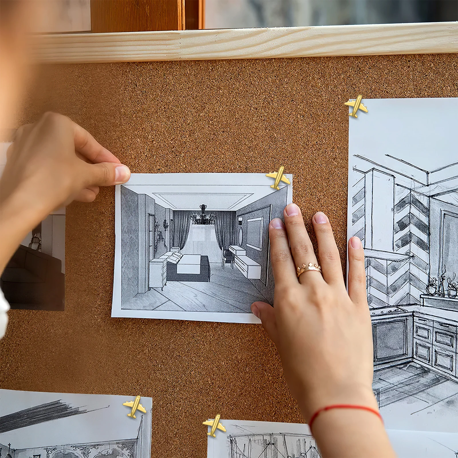 24Pcs Cute Airplane Pushpins Metal Thumb Tacks for Bulletin Board Photo Wall Calendar Display Strong Decorative Office School
24Pcs Cute Airplane Pushpins Metal Thumb Tacks for Bulletin Board Photo Wall Calendar Display Strong Decorative Office School