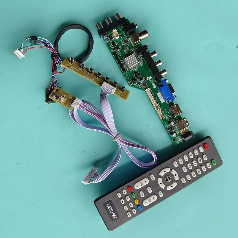 Плата контроллера драйвера для LTN156AT29-401/H01/L01 AV/USB/DHMI/VGA 15,6 "1366x768, матрица для ноутбука, 40-контактный LVDS DVB-C/T, комплект «сделай сам»
Плата контроллера драйвера для LTN156AT29-401/H01/L01 AV/USB/DHMI/VGA 15,6 "1366x768, матрица для ноутбука, 40-контактный LVDS DVB-C/T, комплект «сделай сам»